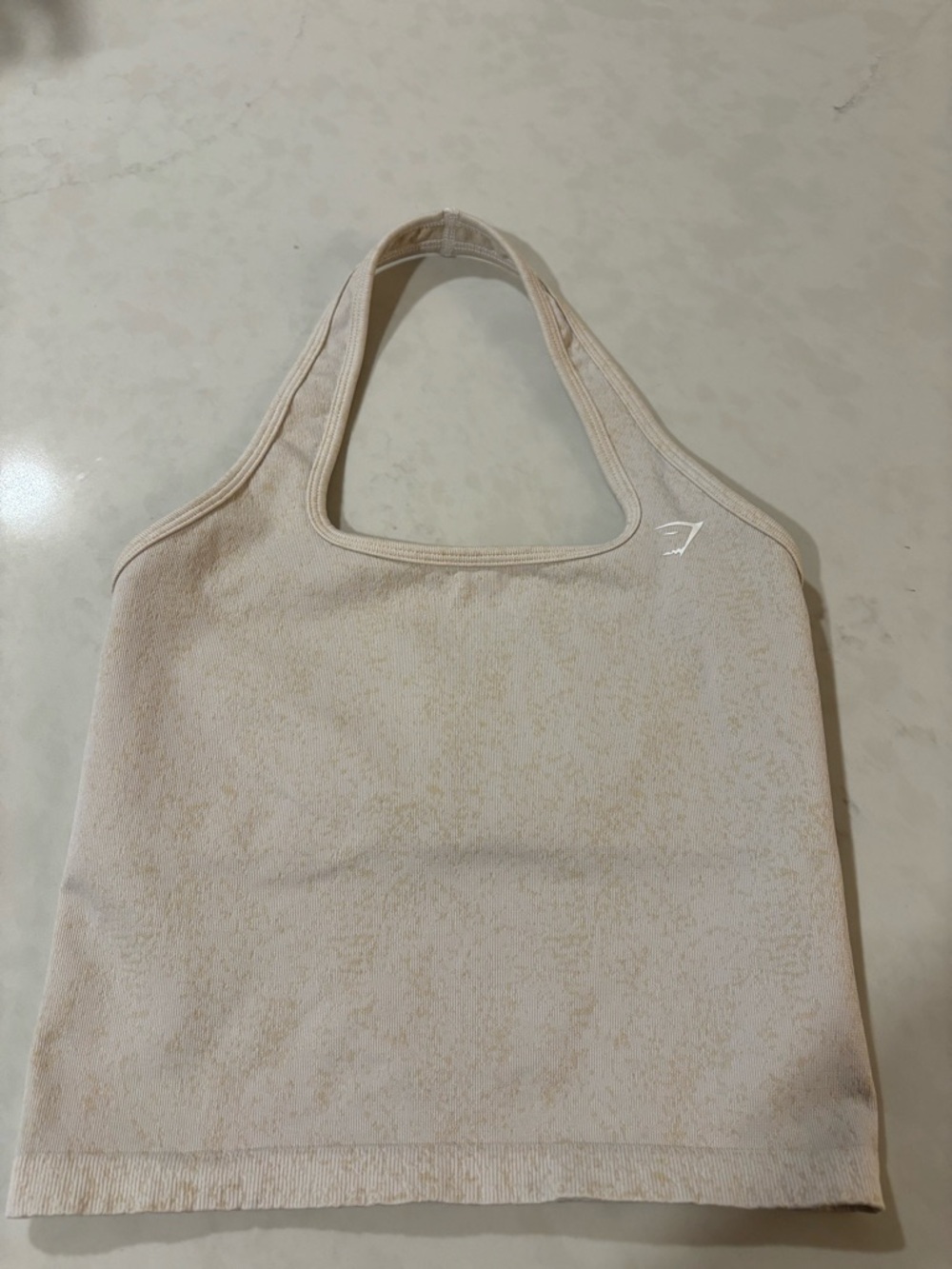 Gymshark Cream Seamless Tote Tank Top